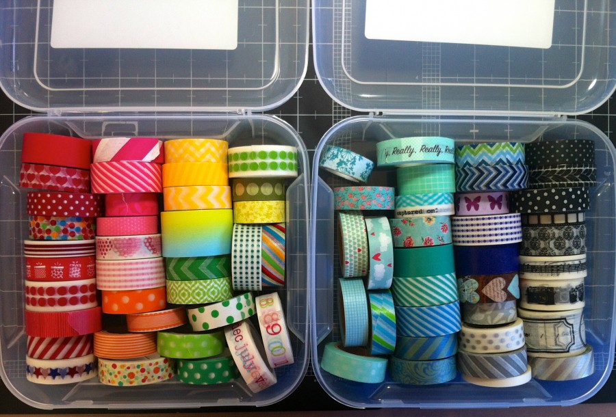 washi tape storage