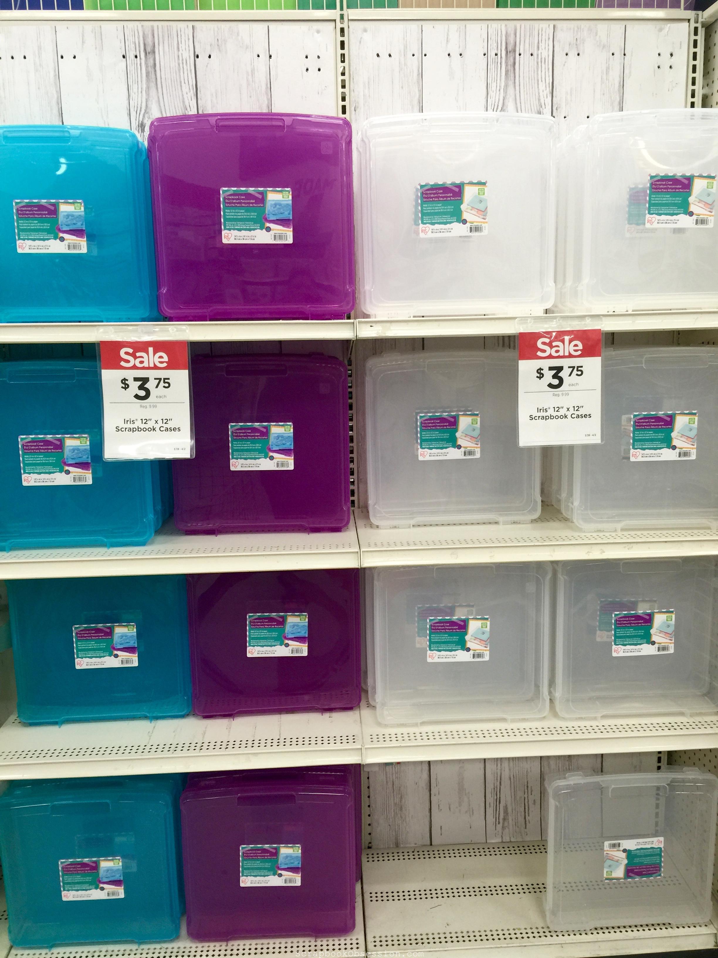 Scrapbooking Organization: Iris 12x12 Cases On Sale at Michaels - Scrapbook  OBSESSION Blog.com